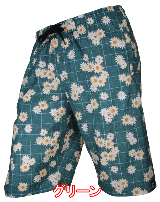 新品 GODDESS(ゴッデス ) メンズサーフトランクス 男性用サーフパンツ サイズM カラー グリーン拍卖