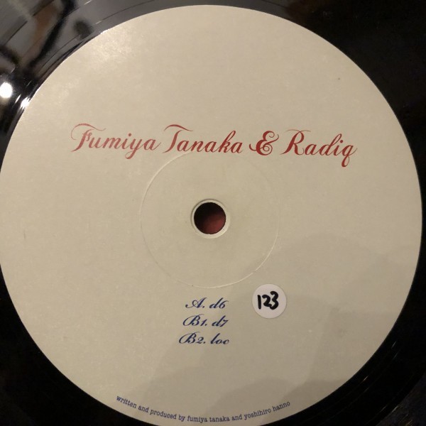 Fumiya Tanaka & Radiq / SND004 EP拍卖
