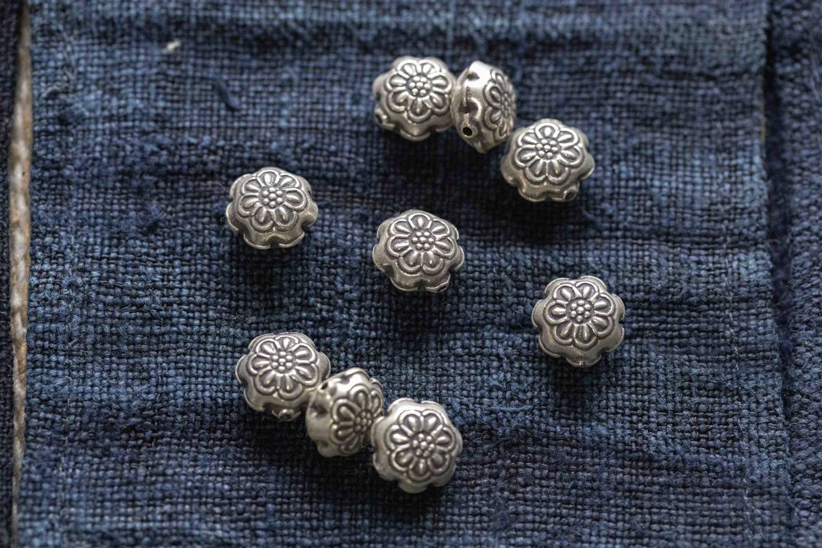 * Silver925:karen silver beads C拍卖