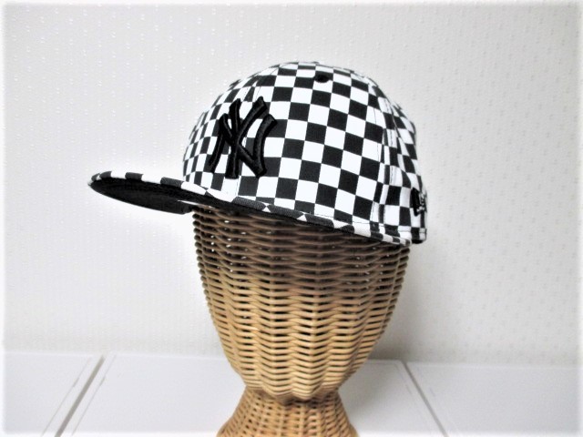☆NEW ERA ニューエラ キャップ 白×黒/56.8cm☆新品拍卖