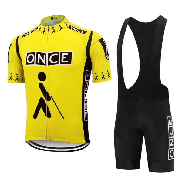 新品 レトロデザイン 上下セット No41 Lサイズ スペイン サイクルジャージ ウェア 半袖 メンズ サイクリング MTB ロードバイク 自転車拍卖