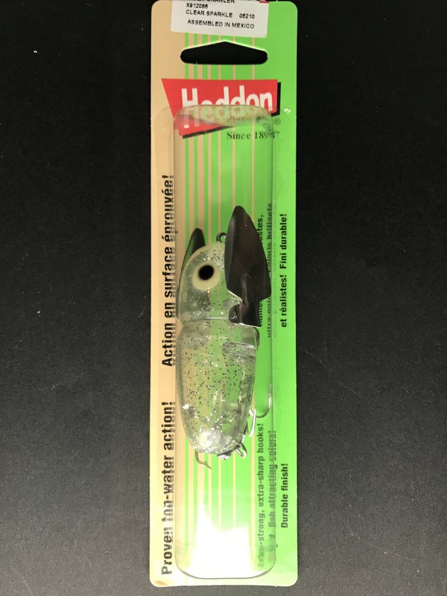 新品未開封 へドン クレイジークローラー X9120 クリアースパークル HEDDON CRAZY CRAWLER CLEAR SPARKLE拍卖