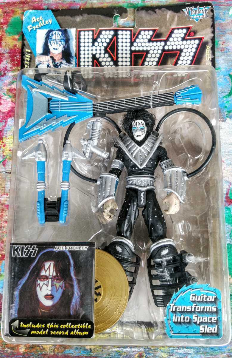 1997年 キッス KISS エースフレーリーAce Frehly ウルトラアクションフィギュア 未開封 Spawn キッスロックバンド Rock ビンテージ 拍卖