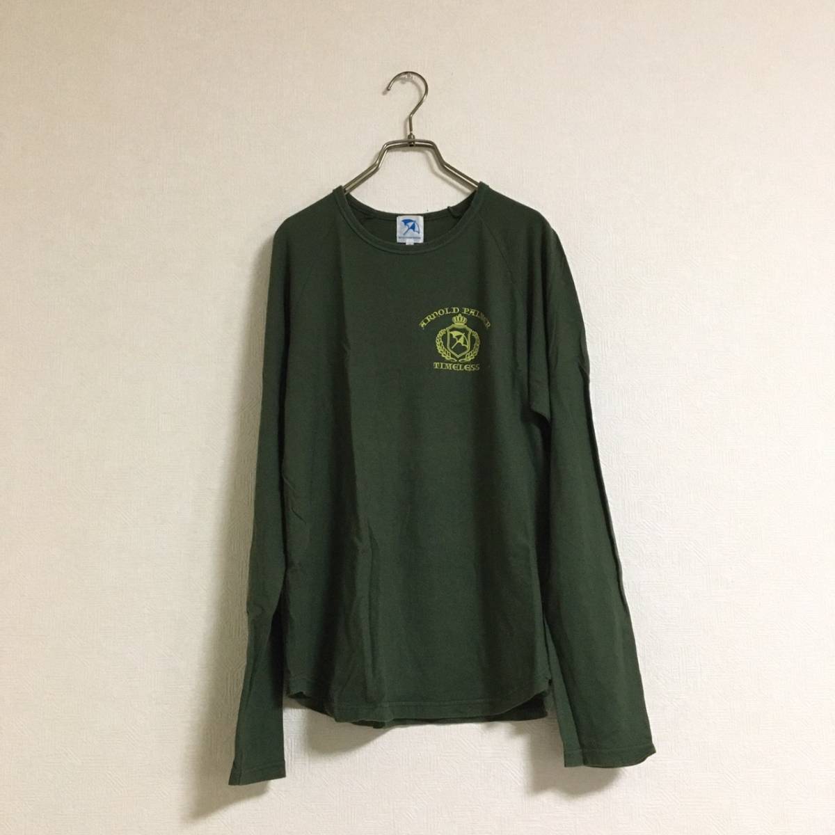 アーノルドパーマーarnold parmer 長袖Tシャツ ロンT グリーン 緑拍卖