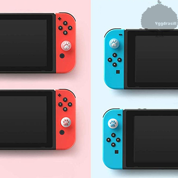 YGG★Nintendo Switch ジョイコン用 アナログスティック カバー シリコン素材 ピンク ブルー Joy-con ニンテンドースイッチ 新品 互換拍卖