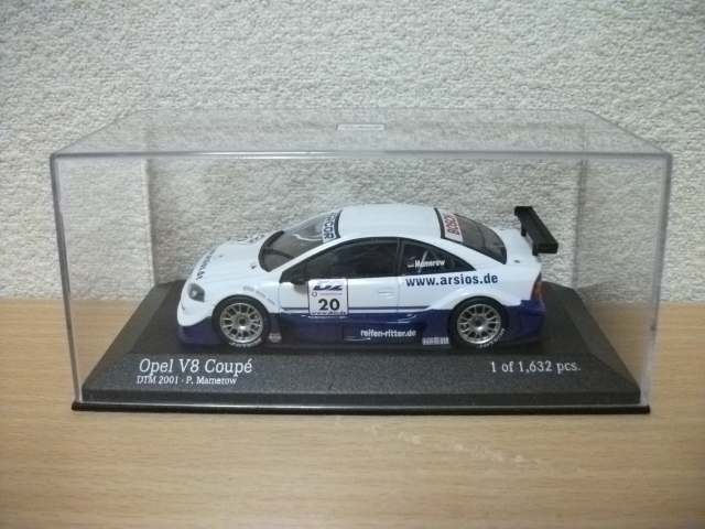 ◇【送料無料】【発送は土日のみ】ミニチャンプス 1/43 オペル Opel V8 Coupe DTM 2001・P.Mamerow◇拍卖
