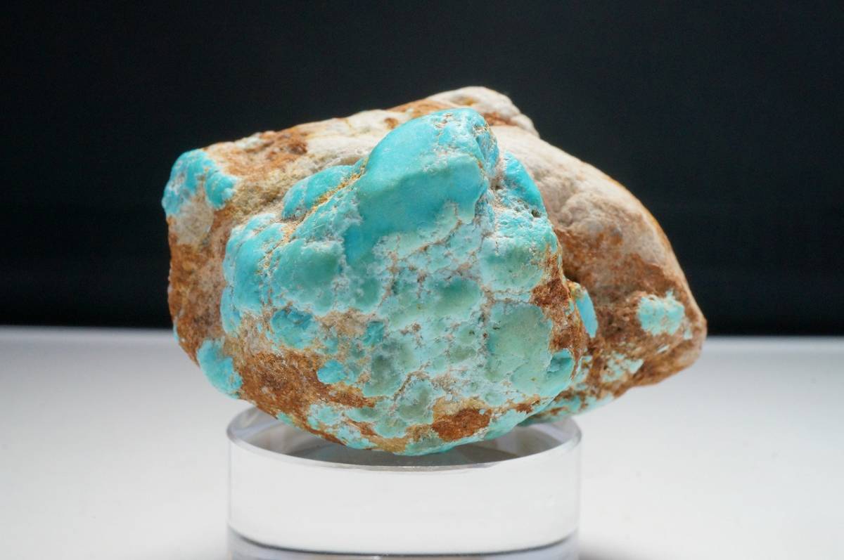 【18000円スタート~売り切り】希少!30年前の在庫!上質アリゾナ産色合い鮮やかトルコ石・トルコ(ターコイズ)原石237ct拍卖