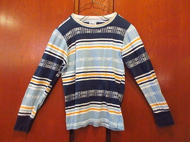 ビンテージ50's60's★PENNEY’Sキッズマルチボーダー長袖Tシャツsize12★200607f13-k-tsh古着ペニーズ子供服ロンTロングスリーブ拍卖