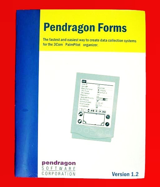 【1278】 Pendragon Forms version 1.2 未開封 ペンドラゴン フォーム 3Com PalmPilot用データ収集システム(data collection systems) 作成拍卖