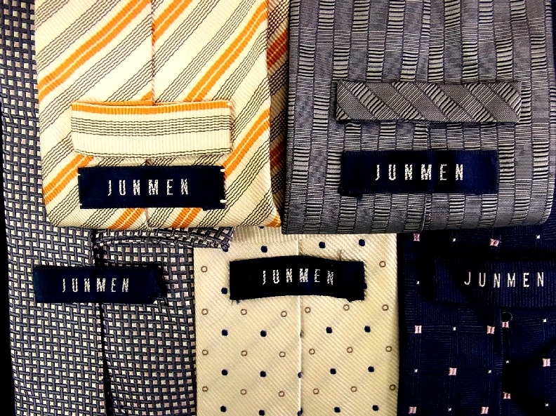 ■即決セール■J0319■ 5本セット全て・【JUNMEN】ジュンメンのネクタイ拍卖