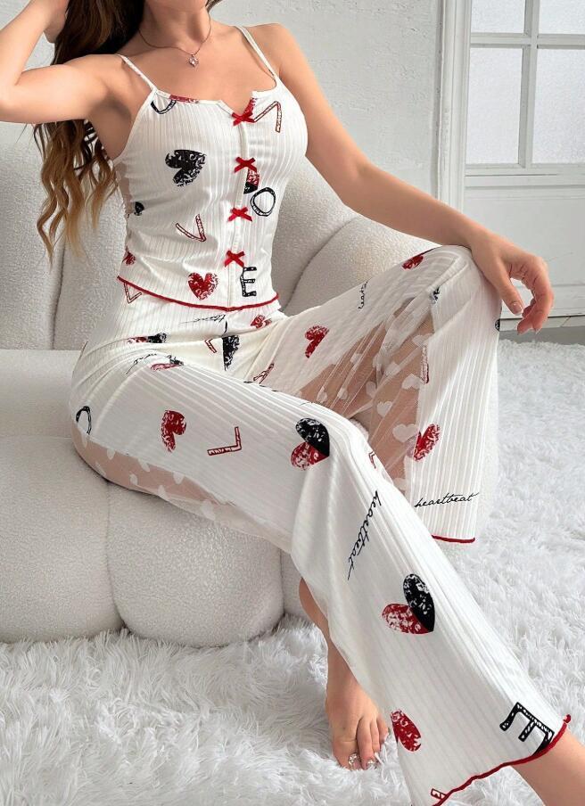 YT0618 レディースナイトウエア☆  大人sexy☆  パジャマ  上下セット  綺麗  可愛い拍卖