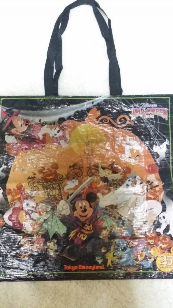 TDR ディズニー 2008 ハロウィン ミッキー ミニー ショッピングバッグ拍卖