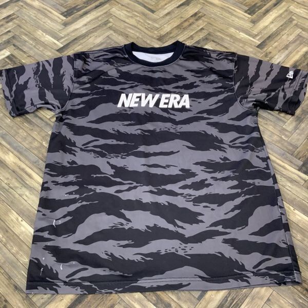 QS676 NEW ERA ニューエラ 半袖Tシャツ スポーツウェア グレー メンズL拍卖