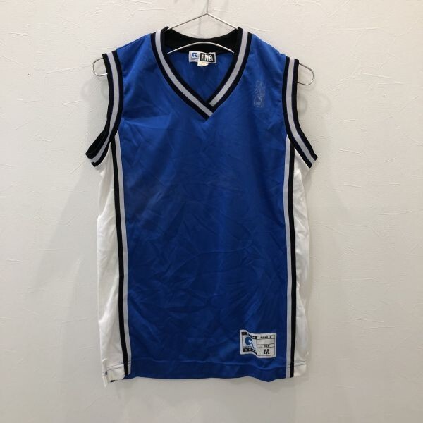 FY164 バスケユニフォームシャツ スポーツウェア ブルー メンズM拍卖