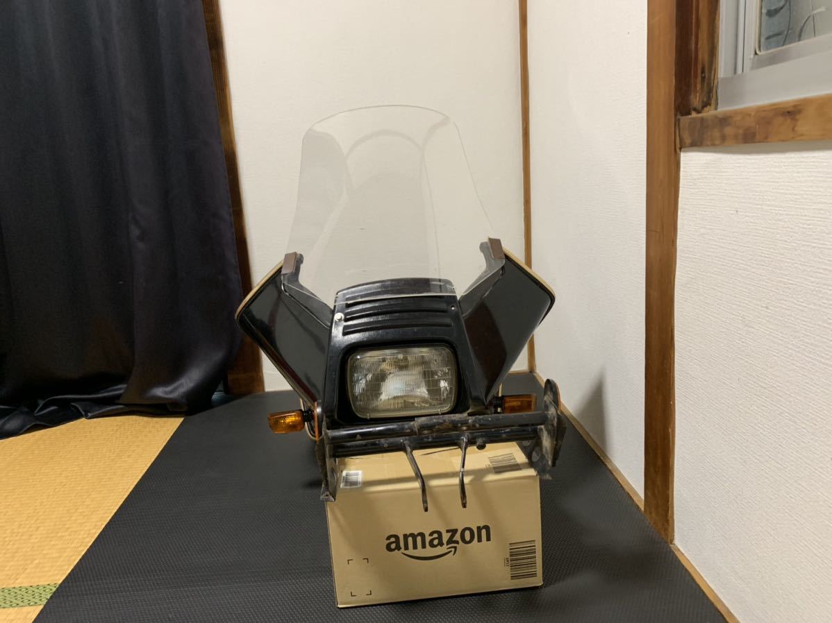 大陸横断 超希少!! 当時物 vetter製 フロントカウル フルカウル ベッター CB250T 400 450N ホークII III バブ beet カフェ SHOEI拍卖