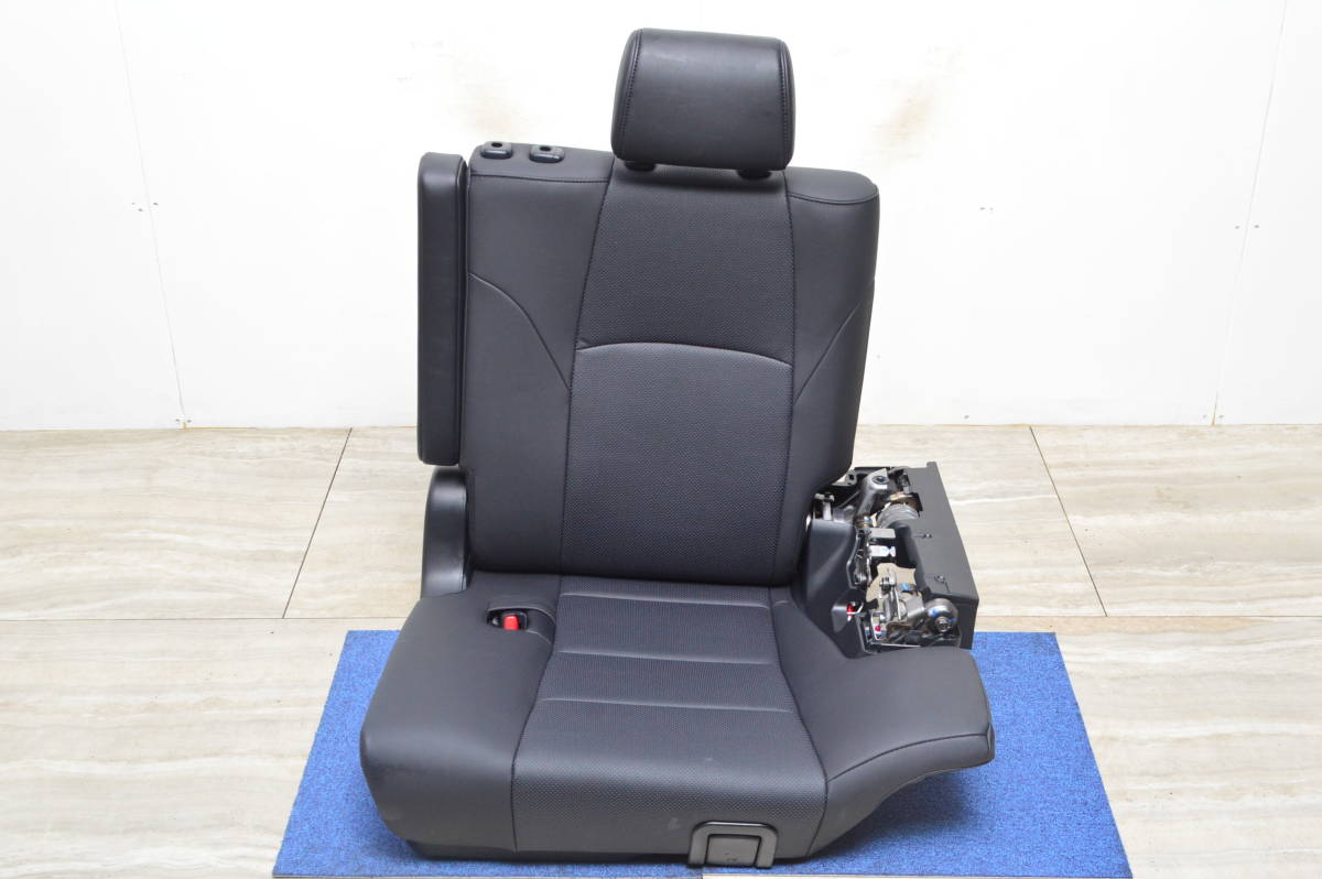 【新車外し品】トヨタ アルファード SC ヴェルファイア ZG 純正 3列目 シート 右側 ブラック レザー 交換用 納車外し サードシート拍卖