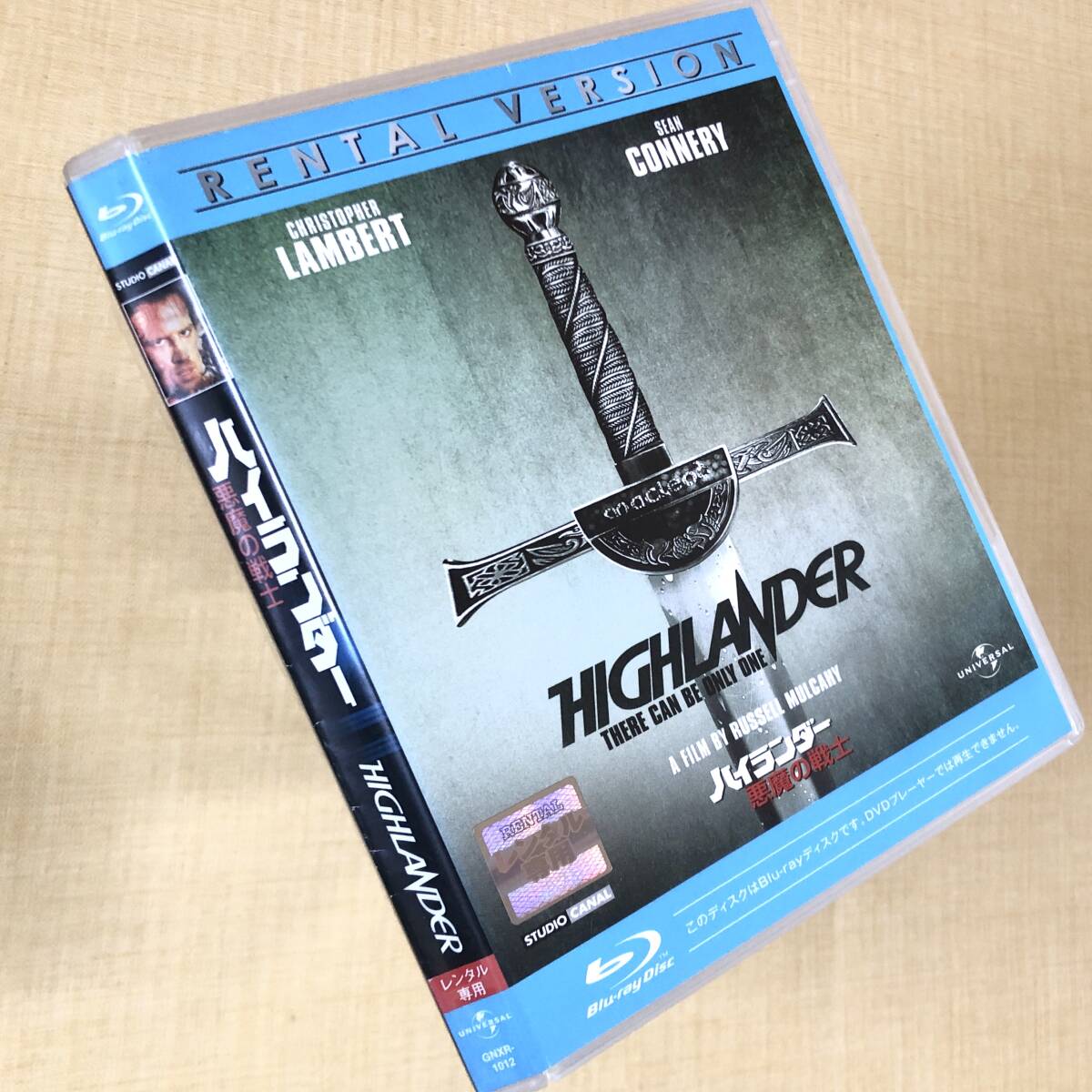 ハイランダー 悪魔の戦士 Blu-rayレンタル落ち拍卖