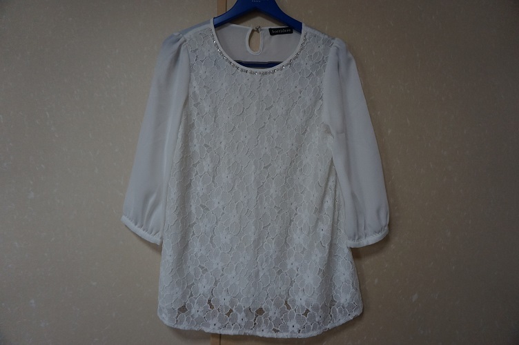 ▲ソリデル/sorridereレース付きカットソー▲拍卖