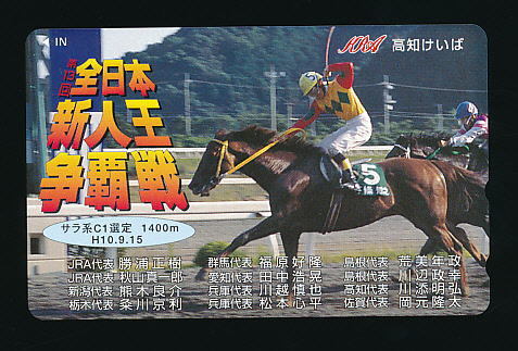 ●976●高知競馬★第13回全日本新人王争覇戦 【テレカ50度】●拍卖