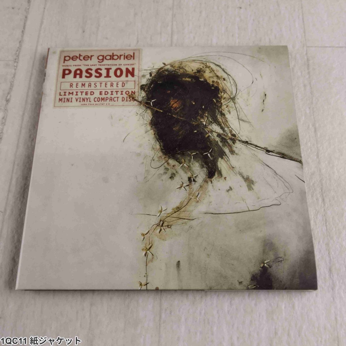 1QC11 CD Peter Gabriel Passion Remastered Limited Edition Mini vinyl compact disc 紙ジャケット拍卖