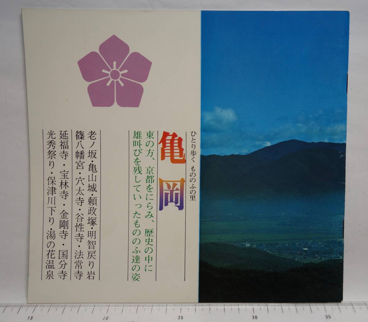 昭和レトロ 観光案内冊子 亀岡 篠八幡宮 穴太寺 念仏寺 湯の花温泉拍卖