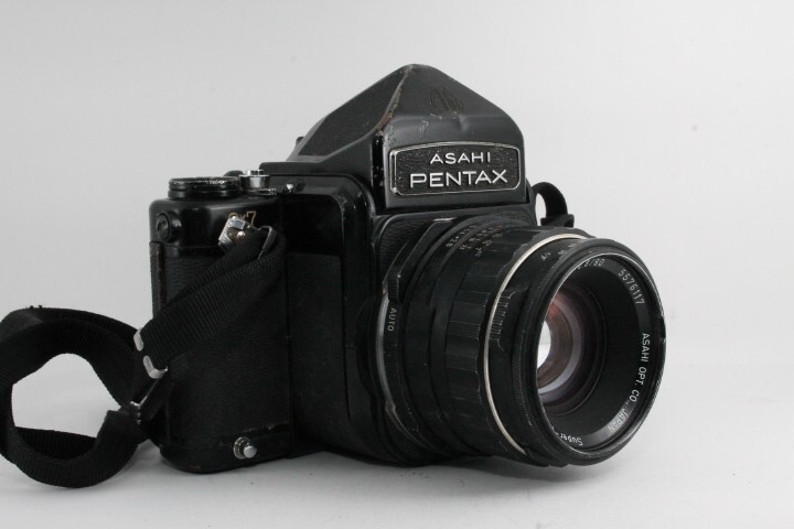 ★訳あり大特価★ PENTAX 6x7 + SUPER-MULTI-COATED TAKUMAR 6x7 F2.8 90mm #O576拍卖