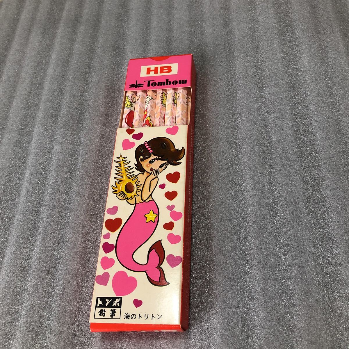 未使用品 海のトリトン ピピ えんぴつ 鉛筆 昭和レトロ 当時物 トンボ HB拍卖