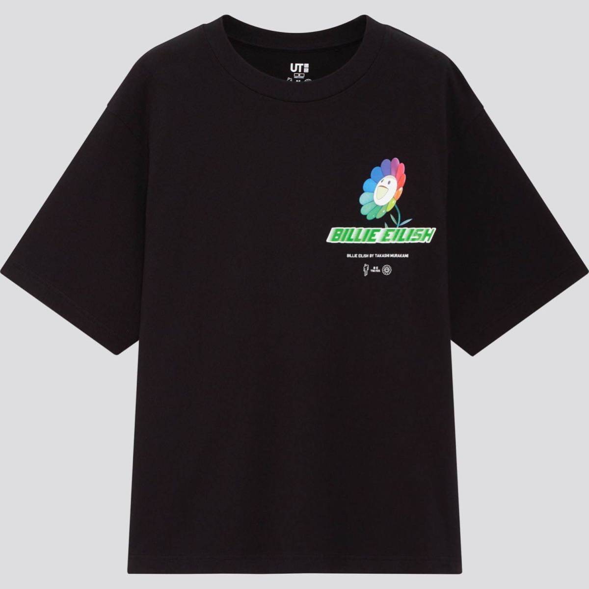 【新品タグ付き】20SS 新品 UNIQLO ユニクロ ビリー アイリッシュ × 村上隆 UT Tシャツ カットソー 半袖 BLACK ブラック 即決早い者勝ち拍卖