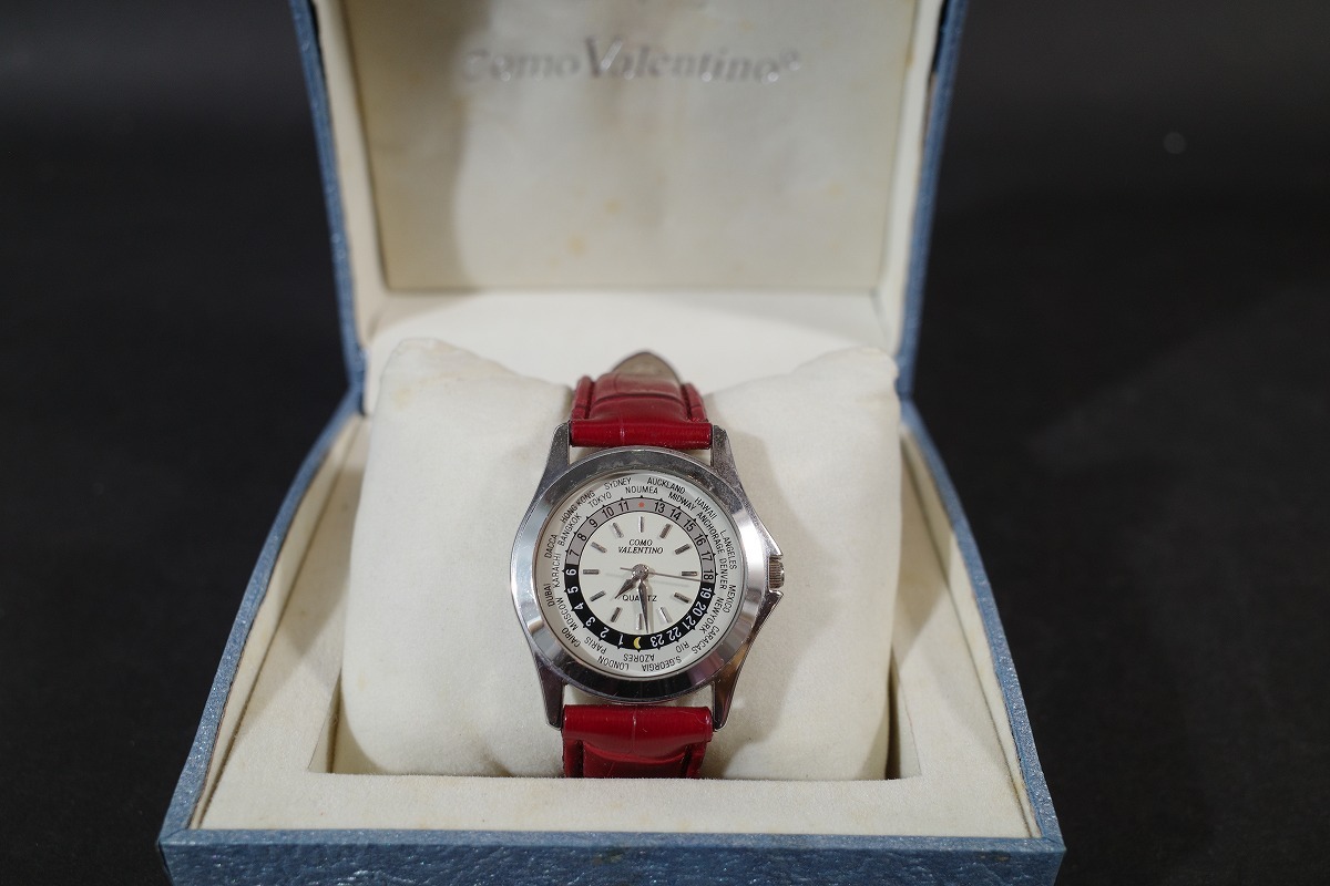 COMO VALENTINO コモ ヴァレンチノ 腕時計 箱 保証書拍卖