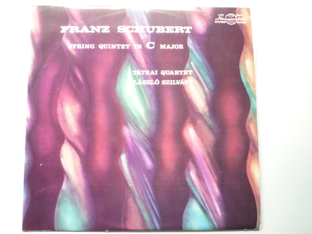 WB55 ハンガリーHUNGAROTON盤LP シューベルト/弦楽五重奏曲D.9569 タートライ四重奏団、Laszlo Szilvasy拍卖