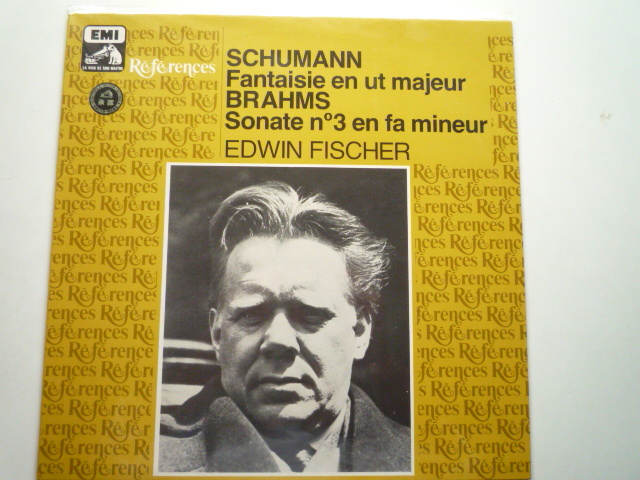 WC32 仏VSM盤LP シューマン/幻想曲Op.17、ブラームス/ピアノ・ソナタ3番 フィッシャー 未開封拍卖