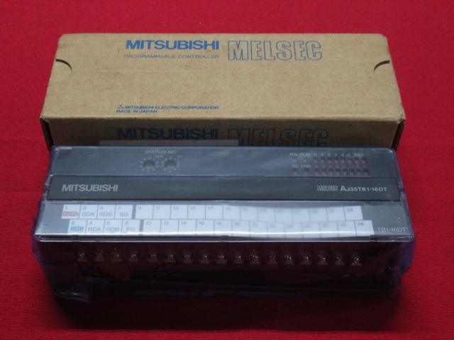 MITSUBISHI 三菱 MELSEC AJ35TB1-16DT INPUT/OUTPUT UNIT DC24V 7mA/DC24V 0.3A 管理25D0531E-A15拍卖