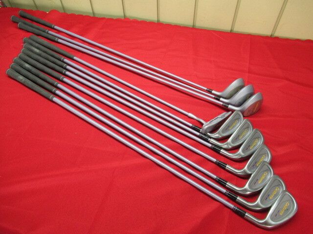 ASAHI 朝日ゴルフ california mimi カリフォルニア ミミ ゴルフクラブ 11本 右打ち AFM Metal バッグ 付き 管理7KX0606H-C2拍卖