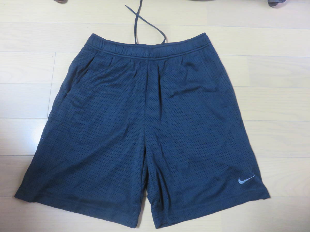 NIKE DRI-FIT メッシュタイプハーフパンツ L ブラック 新品 ☆決算セール☆拍卖