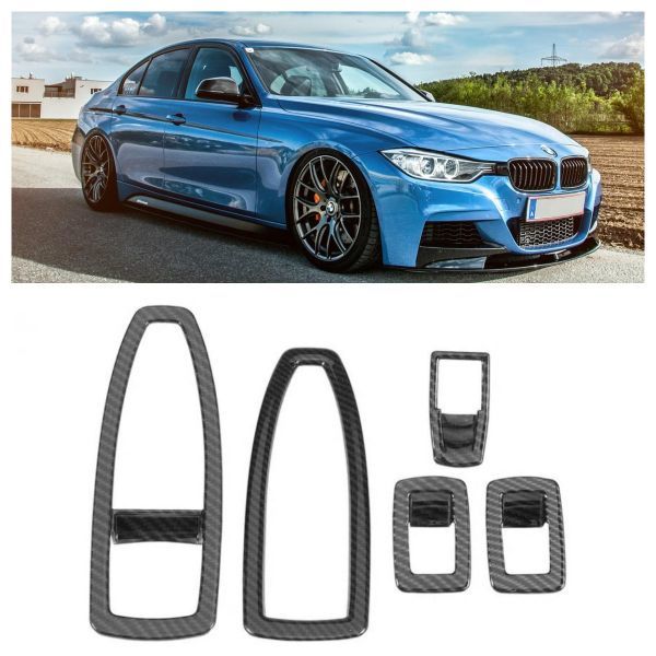 即決 BMW f30 カーボン ウインドースイッチ カバー 右ハンドル RHD拍卖