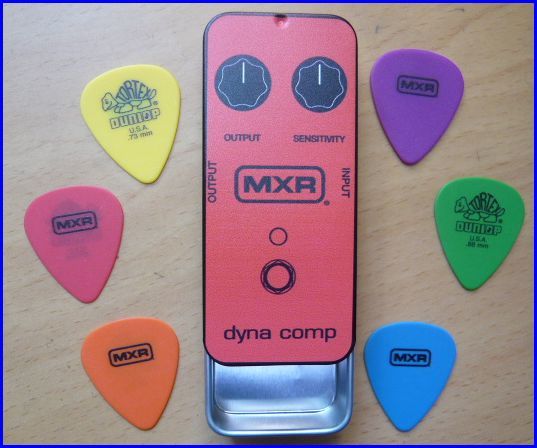 ピックケースMXR Pick Tinピック6枚付きMXRPT02 DynaComp (Red) 拍卖