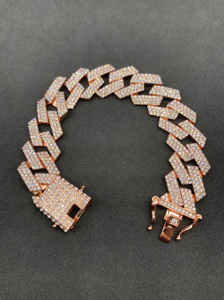 ローズゴールド シャープ プロング シャンパン ブリンブリン ブレスレット拍卖