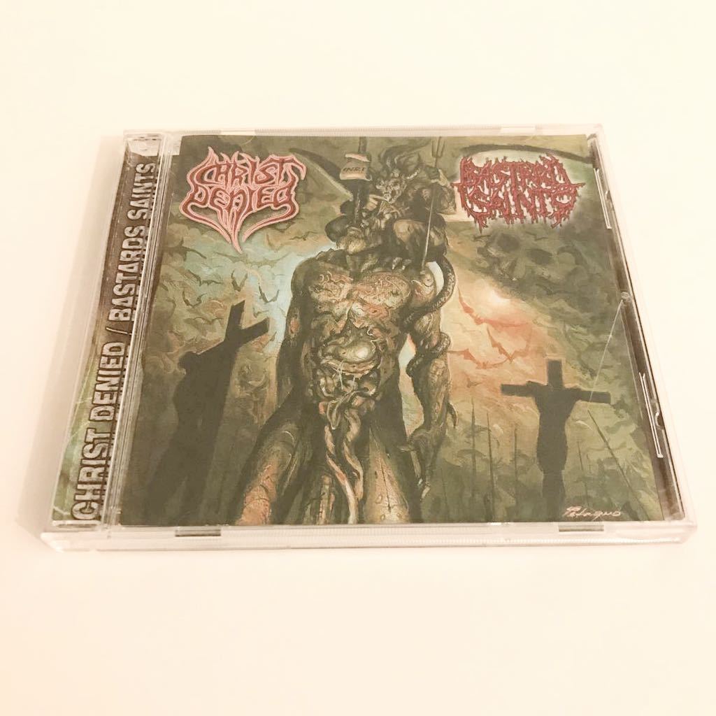 【廃盤!ブルデス対決】Christ Denied / Bastard Saints 検) Human Mincer Disgorge Aborted Infernal Revulsion Infected Malignity拍卖
