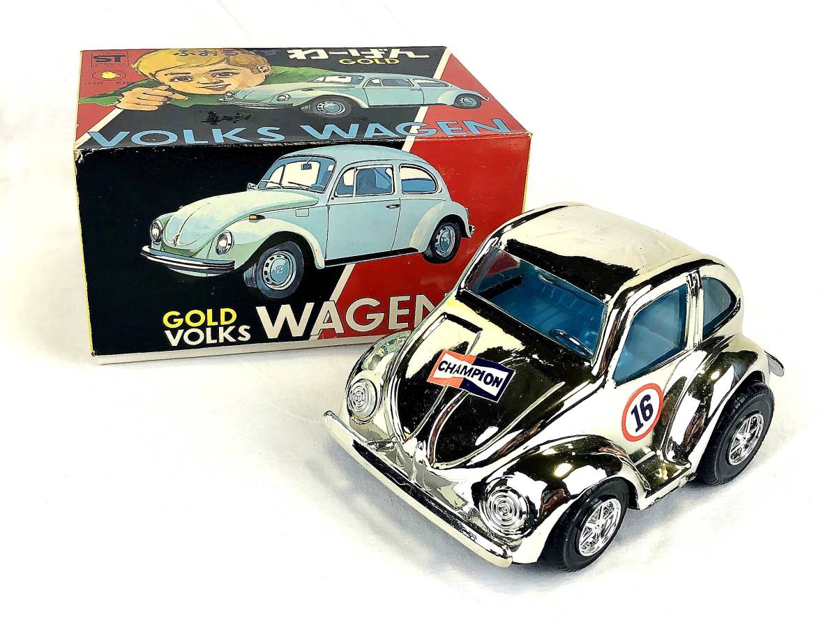 GOLD VOLKSWAGEN BEETLE 空冷ビートル 空冷VW フォルクスワーゲン TYPE-1 レトロ 当時物拍卖
