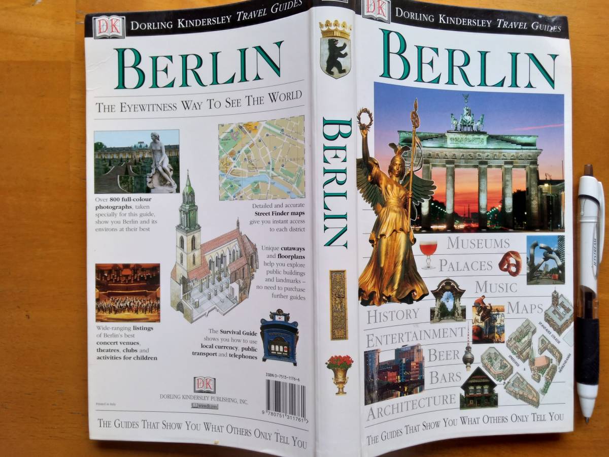 送料無料! ベルリンの英語洋書観光ガイドブック「DK EYEWITNESS TRAVEL GUIDE, BERLIN」352ページ オールカラービジュアルガイドブック!拍卖