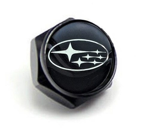 稀少 送込み スターマーク ブラック アルミナンバーボルトカバー1点拍卖