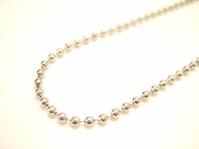 横浜最新 ステンレス♪ボールチェーン 70㎝ 巾2.3ミリ 送料180円ξbalnξξ14s拍卖