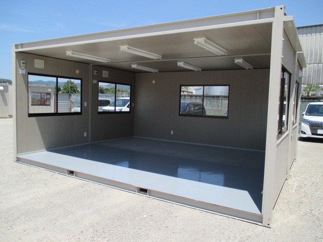 【岐阜 愛知 静岡】スーパーハウス 車庫 8坪/16畳 ガレージ コンテナ 中古 仮設 ユニット プレハブ 物置 倉庫 休憩室 作業場 農業 営農拍卖