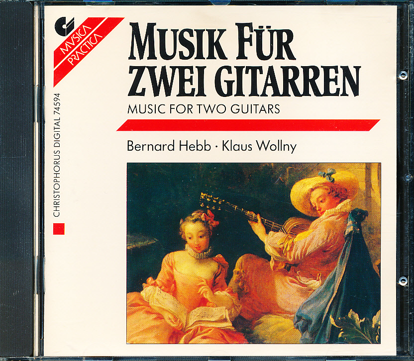 CHRISTOPHORUS 2つのギターのための作品集 バーナード・ヘブ & クラウス・ウォルニー拍卖