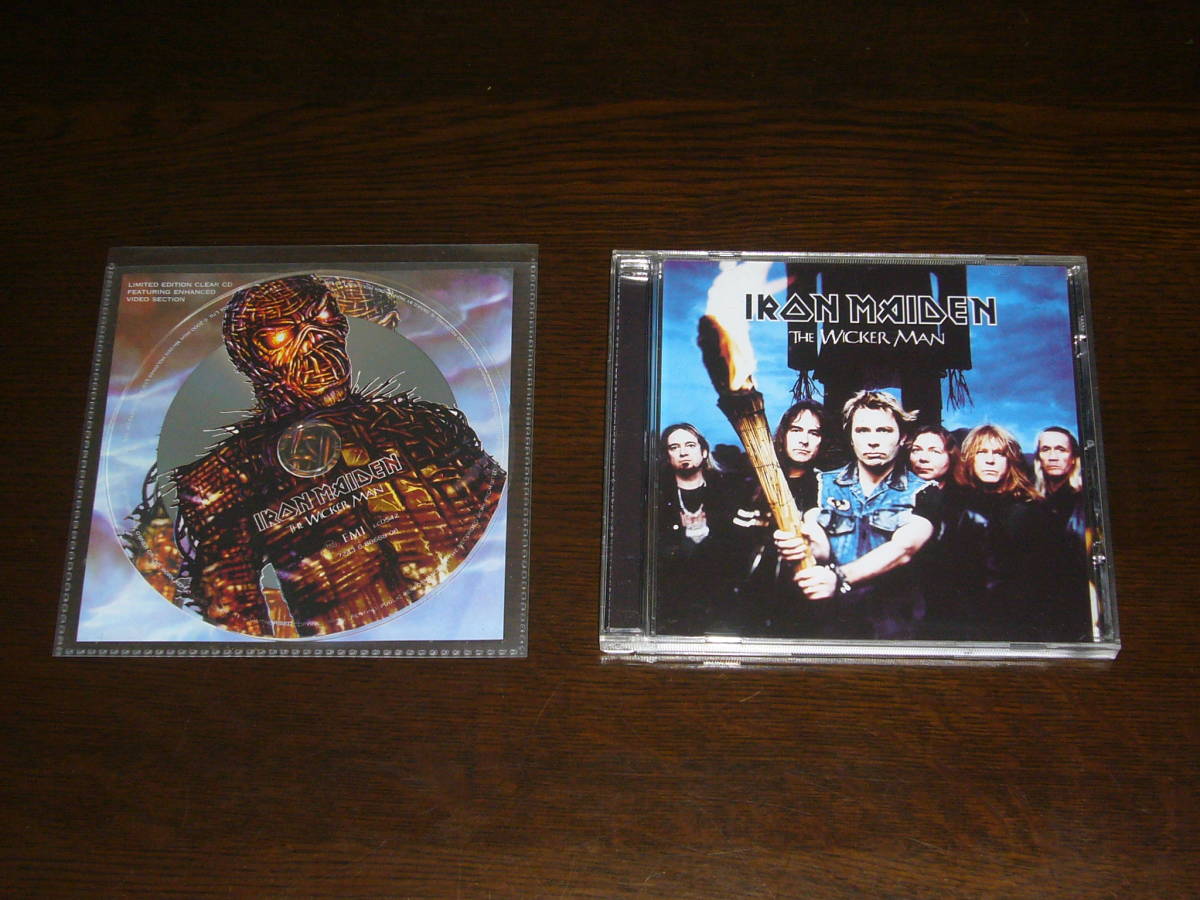 中古 輸入盤 CD Single 2枚セット Iron Maiden The Wicker Man拍卖