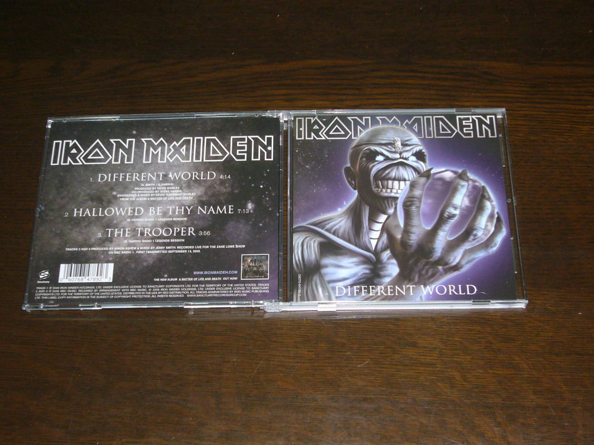 中古 輸入盤 CD Single Iron Maiden Different World拍卖