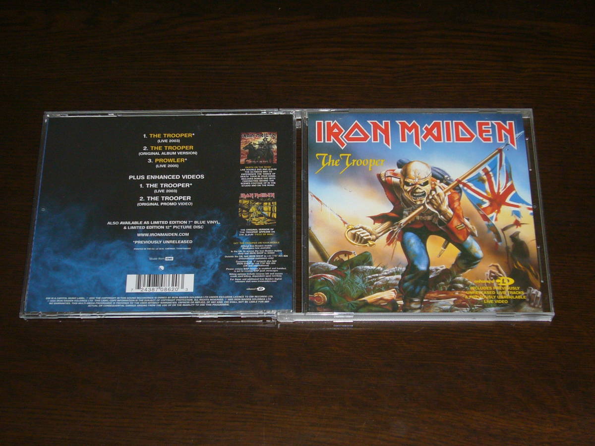 中古 輸入盤 CD Single Iron Maiden The Trooper拍卖