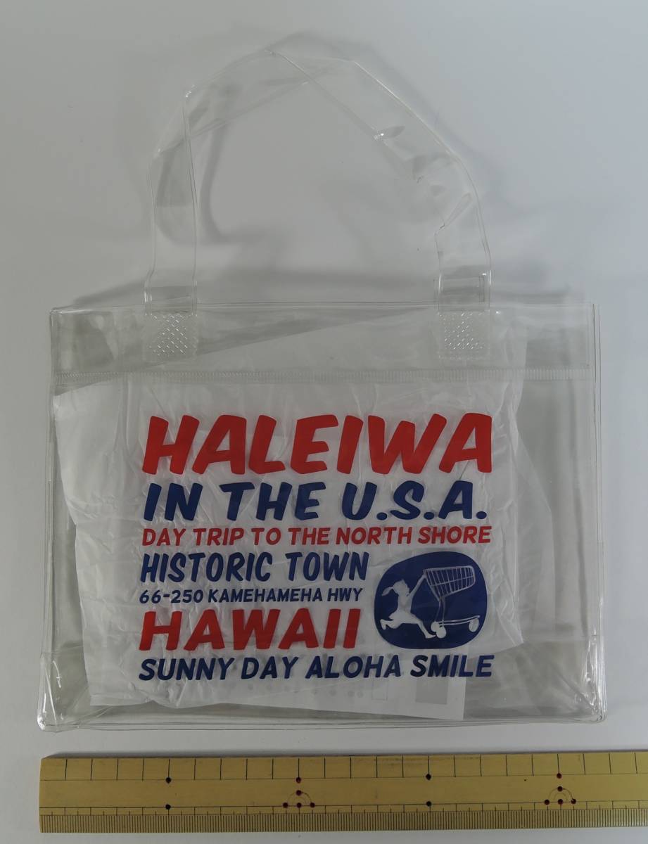 ☆03C■HALEIWA ハレイワ ビニール透明バッグ■イオン限定 未開封拍卖