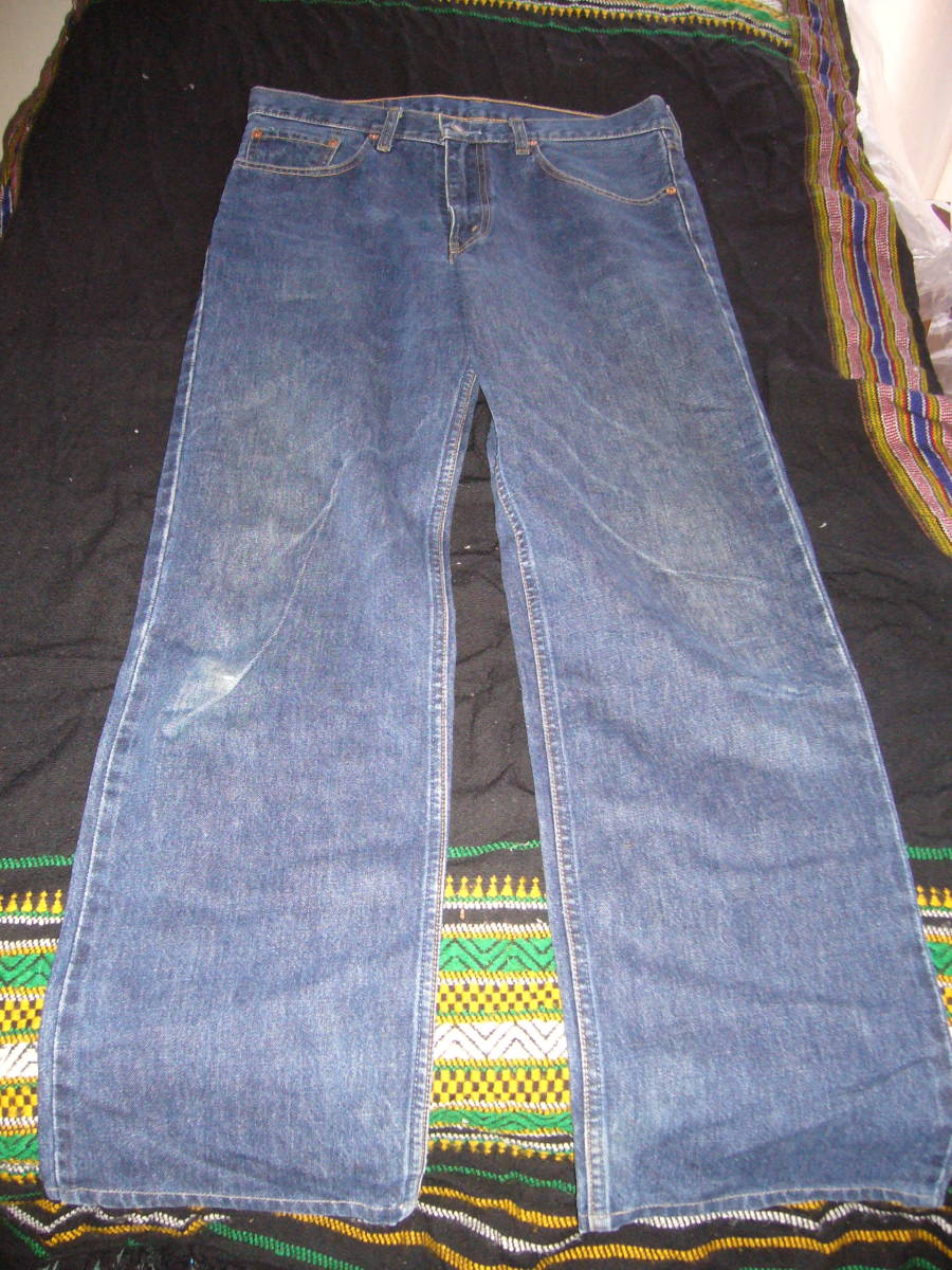 410-100♂:LEVI'S リーバイス ストレート デニム508-02 フィリピン製 1998年2月 size.33×34 色.インディゴ拍卖