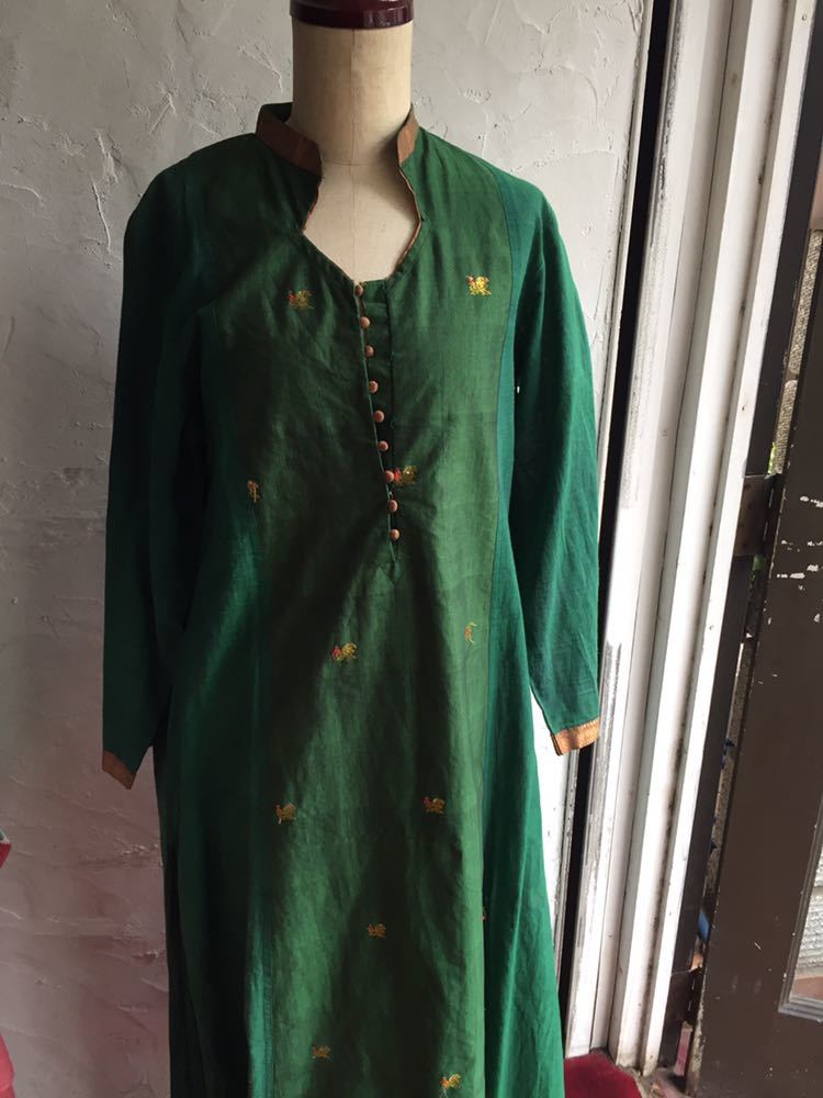 ビンテージ エスニックワンピース 刺繍拍卖